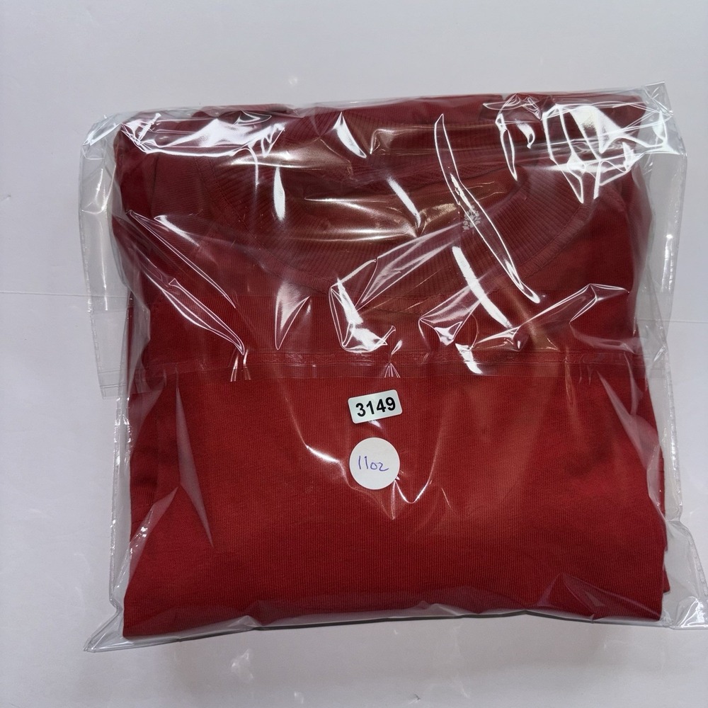 NWT FP Movement Midnight Jade Crew Neck Tee T Shirt Size XS Red Boyfriend $48 - Picture 10 of 10